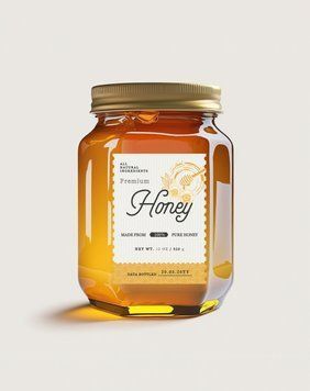 Етикетка на мед дизайн №8 085 фото